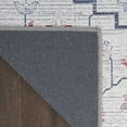 thumbnail image 5 of Nourison Home Machine Washable Series 1 Persian Ivory Blue 6' x 9' Area Rug, (6x9), 5 of 8