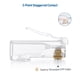 thumbnail image 5 of Conectores RJ45 de paso directo Cat 6 de Cable Matters, paquete de 50, 5 of 8
