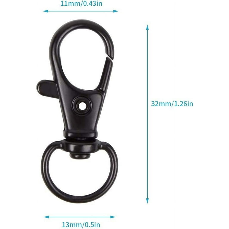 8-shaped Lock Hook Metal Buckle Key Ring Carabiner Swivel Trigger Clip Snap  Buckles Creative Small Outdoor Quick Hanging Buckle