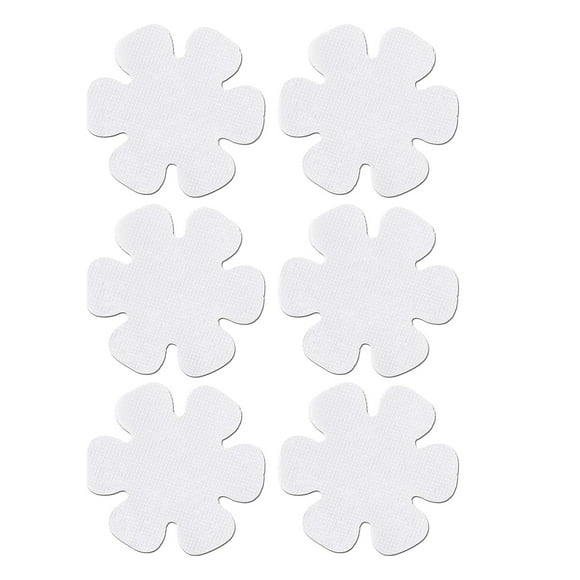 Shower to Shower Non-Slip Tub Stickers- 12-Pack Clear Non-Slip Shower Grip Stickers Adhesive Decals for Tubs- Bathroom Floors- Stairs- 3.14 Inch Diameter