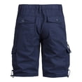 thumbnail image 3 of Zimjoy Mens Cargo Shorts Cotton Twill Quick Dry Lightweight Relaxed Fit Outdoor Work Hiking Shorts with 6 Pockets Navy 2XL, 3 of 4