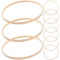 thumbnail image 1 of HLONK 10pcs Bamboo Embroidery Hoops 10cm for Cross Stitch, 1 of 6