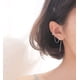 thumbnail image 5 of Pendientes de plata de ley 925 con forma de onda, pendientes de borla envolvente para mujeres, adolescentes, niñas, pendientes colgantes, cadena de enhebrador TUNC Sencillez, 5 of 5