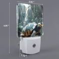 thumbnail image 2 of Sikiie Turtle In Jungle Waterfall Led Night Light, Warm White,Cool White Lights for Bathroom,Hallway,Bedroom, Kids Room-US, 2 of 7