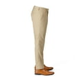 thumbnail image 6 of Slim Fit 2 Button Tan Beige Notch Lapel Men's Suit No Vest 48 Short, 6 of 7