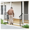 thumbnail image 3 of Hand Rails for Outdoor Steps, 2 Step Handrail 2 Pack, Outdoor Handrail Stair Railing Kit, Safety Hand Rails for Seniors, 3 of 9