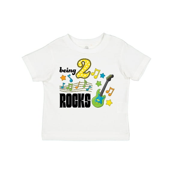 Inktastic Being Two Rocks Second Birthday Boys or Girls Toddler T-Shirt