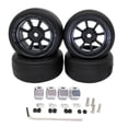 thumbnail image 2 of Neumáticos RC Macarena de 4 piezas con adaptador para WPL D12 1/10 RC Car, 2 of 8