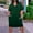 Green, variant on Women's Summer Maxi Dress V Neck Beach Dresses With Pockets Ruffle Short Sleeve Wrap Casual Shift Dress Boho Beach Vacation Flowy