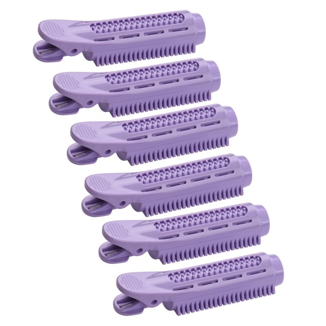 6 Pack Hair Rollers Set Hair Grip Clips Salon Hairdressing Curlers Kit DIY Curling Tool