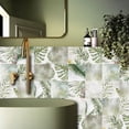 thumbnail image 4 of 24PCS Peel and Stick Tile Backsplash, 6"x6" Stick on Backsplash for Kitchen, Self Adhesive Leaves Tile for Kitchen Backsplash and Bathroom, 4 of 9