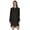 Black, variant on Sexy Shirt Dress For Women Button Down Tunic Designer Long Sleeve Summer Midi Dress