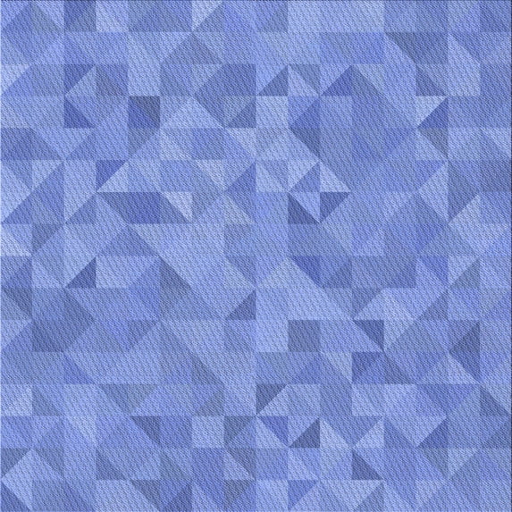 Ahgly Company Indoor Square Patterned Sky Blue Dress Blue Area Rugs, 7' Square
