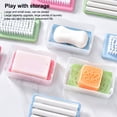thumbnail image 3 of Inteprter Caja de espuma para baño, antideslizante, caja de drenaje para limpieza de ropa, contenedor de plástico multifuncional para Suministros de limpieza para el hogar Verde, 3 of 6