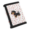 thumbnail image 2 of Chririnla Dachshund Paw Decoration Youth Wallet, Polyester Trifold Money Organizer, Soft Thin Little Boys Wallet for School and Outdoor Sports, 2 of 6