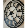 thumbnail image 2 of Reloj de jardín retro con números romanos en herrería para exterior, resistente al agua, funciona con pilas, 40 cm., 2 of 4