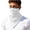 White, variant on UPF 50 UV Protection Triangle Neck Gaiter with Ear Loops Breathable Cooling Sun Face Mask Windproof Bandana Scarf for Cycling Fishing Motorcycle Running Outdoor Sports White Free Size
