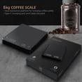 thumbnail image 3 of Mistaha LED Display Coffee Scale with Timer Function and Rechargeable Lithium Battery - High Temperature Resistant - 5000g Capacity - Black, 3 of 6
