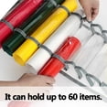 thumbnail image 4 of Roll Storage Holder Roll Storage Shelf 60 Compartments Roll Organiser Roll Holder for Craft Room, 4 of 8