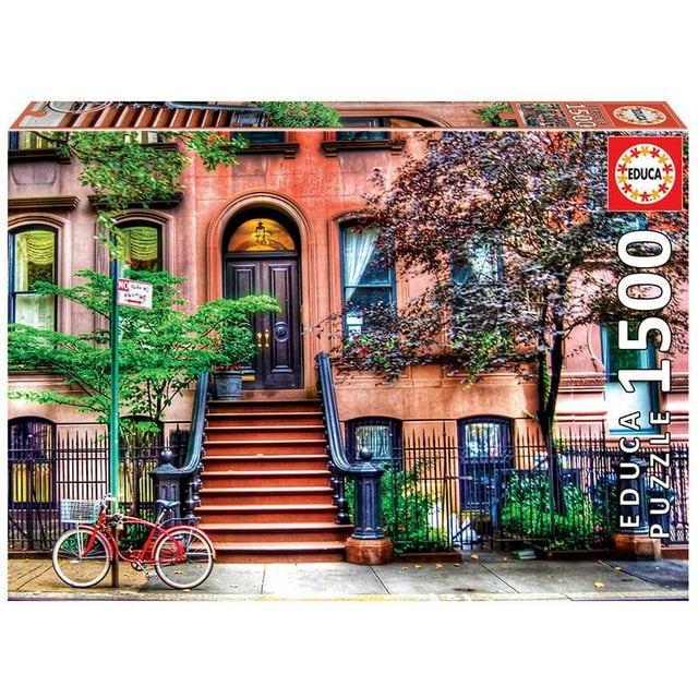 Greenwich Village, New York Casse-Tête ART 1500 Pcs Casse-Tête EDUCA 85*60cm