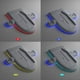 thumbnail image 5 of Estación de Carga para Slim Controlador 2 Base de Carga Soporte de Enfriamiento Vertical Ventilador de Enfriamiento para Slim, 5 of 5