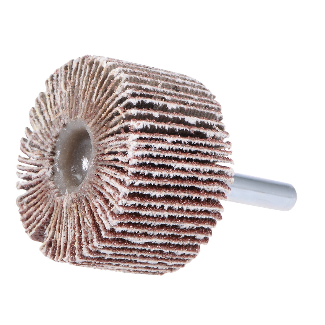 Unique Bargains Flap Wheels Shank Mounted Sanding Wheel for Grinding 40mm x25mm x6mm 5Pcs