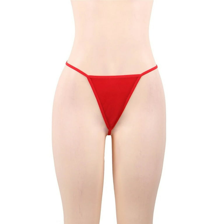 HUPOM Pregnancy Underwear For Women Girls Underwear High Waist Sleepwear  Belt Elastic Waist Red S 