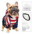 thumbnail image 3 of Gaeub Memorial Day Dog Hoodie Sweatshirts Warm Dog Clothes for Small Dogs,Puppy and Cat Costume-Small, 3 of 7