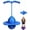 Blue, variant on Balance Jumping Ball,Pogo Jumper with Handle and Pump, Safe and reliable bouncing tools,Anti-Slip and Wear-Resistant,Suitable for beginners