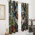 thumbnail image 2 of Funny Glasses Wolf Modern Window for Living Room Curtains for Child Bedroom Kitchen Decor Blinds Drapes, 2 of 7