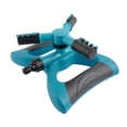 thumbnail image 3 of Automatic 360-Degree Rotating Garden Sprinkler with Large Three-Arm Design, ABS Material, 8-10M Spray Diameter, 4.5kgs/80psi Working Pressure, Blue Color, Includes Butterfly Base and Sprinkler Head, 3 of 7