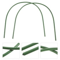 STOBOK 5Pcs Garden Hoops For Row Cover Green Plastic Protect Plants From Insects Arch Shaped