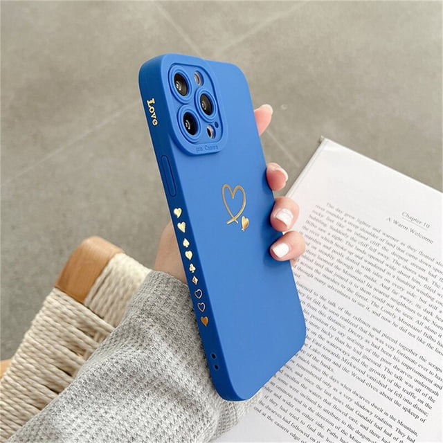 Ottwn-funda de silicona para iPhone 14 Pro Max, 11, 12, 13 Pro, X, XR, XS Max, 7, 8 Plus