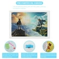 thumbnail image 3 of The Legend of Zelda Diamond Art Kits for Adults Diamond Art Gem Art Painting Full Drill Round Art Gem Painting Kit for Home Wall Decor 8"x12", 3 of 6