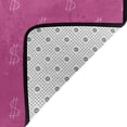 thumbnail image 3 of DouZhe Tapis de Zone Motif Signe Dollar Antidérapant Lavable en Machine, Style Rose, 63x48 Pouces, 3 of 6