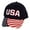 Navy, variant on Men's Cotton Twill USA American Flag Cap Patriotic Hat, Navy