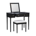 thumbnail image 4 of Linon Findley 3-Piece Vanity Set, Black, 4 of 26
