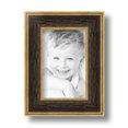 thumbnail image 2 of ArtToFrames 4" x 6" Black Panel With Gold Lip Picture Frame, 4x6 inch Multi Wood Poster Frame (WOM-5092), 1 Pack, 2 of 6