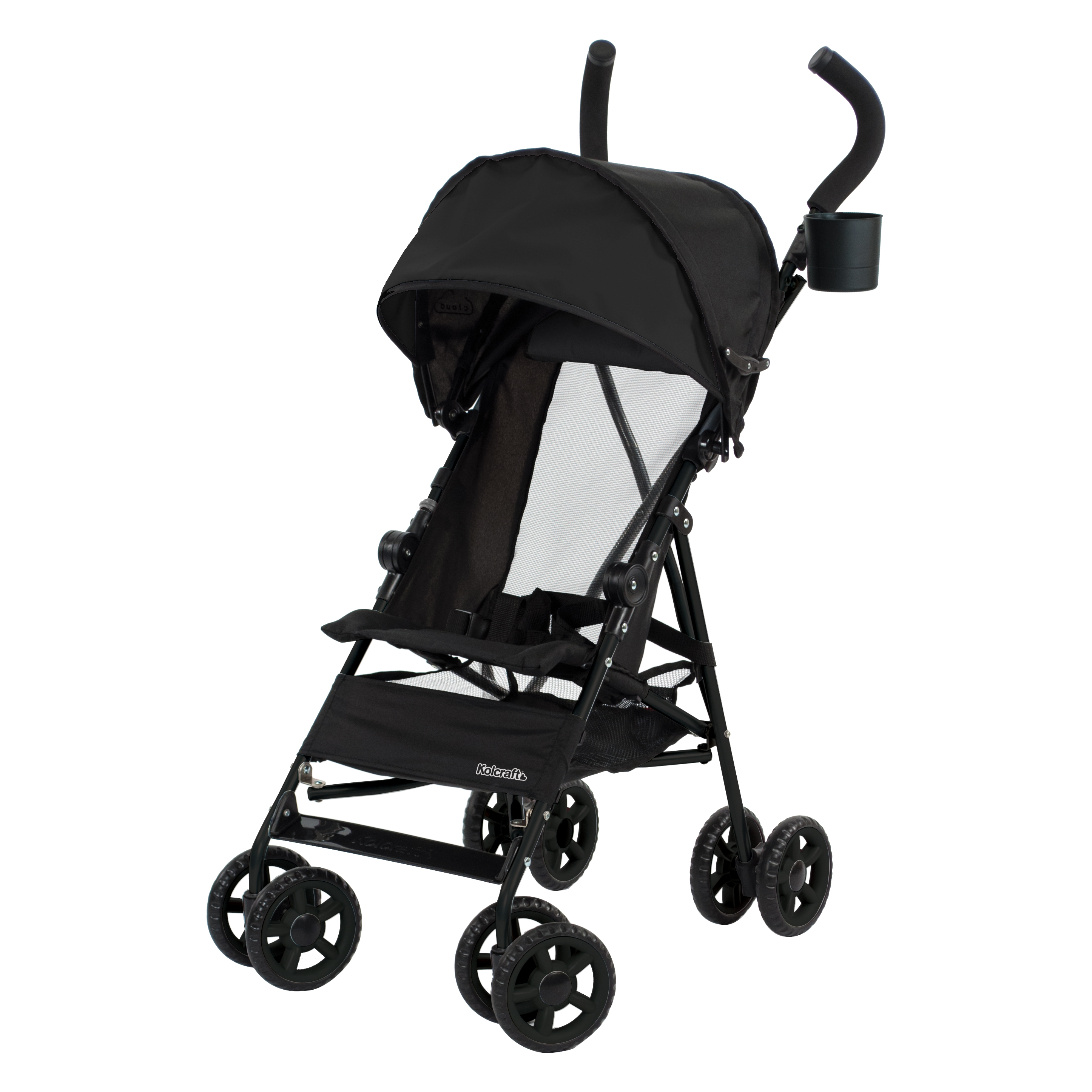 Kolcraft Cloud Umbrella Stroller, Lightweight, Black photo 1