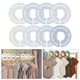 thumbnail image 5 of 8 divisores de armario para bebés, separadores de perchas para ropa redonda. colores azules, 5 of 8