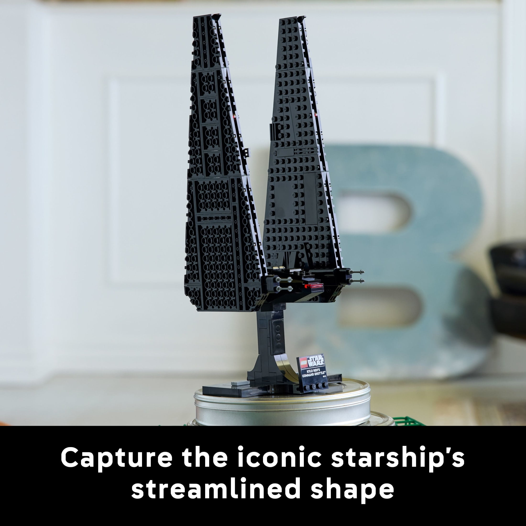 LEGO Star Wars Kylo Ren’s Command Shuttle - Model Starship Building Kit For Adults 18+ - DIY Collectible Building Set - Gift for Birthdays - 75406