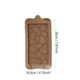 thumbnail image 3 of Qnjujn Silicone Chocolate Bar Mold 6-Cavity - Non-Stick Deep Pour for Candy Wax Protein Bars - Oven Freezer Safe Baking Tool for Halloween Christmas DIY Desserts, 3 of 8