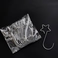 thumbnail image 2 of FFENYAN Gift Multi purpose Metal Star Shape Hooks Christmas Tree Holder Decoration Gold 20PCS Silver, 2 of 3
