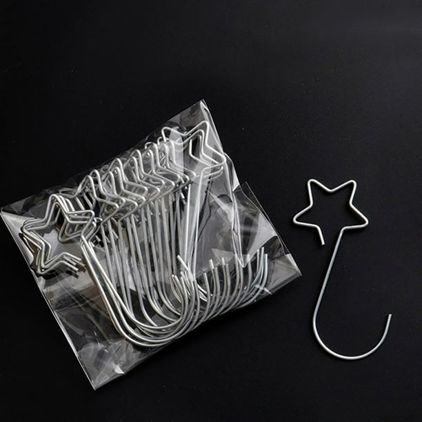 Shape Hooks Multi-Purpose Metal Star Shape Hooks Christmas Tree Holder