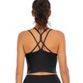 thumbnail image 5 of LELINTA Sports Bras for Women Padded Longline Yoga Cami Crop Tank Tops with Built-in Bra, 5 of 7