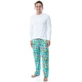thumbnail image 3 of Despicable Me Mens' Minions Tropical Tossed Print Sleep Pajama Pants, 3 of 7