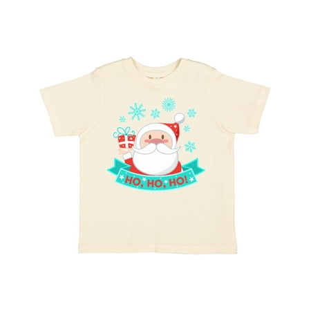 

Inktastic Santa Claus with Snowflakes Ho Ho Ho Gift Toddler Boy or Toddler Girl T-Shirt