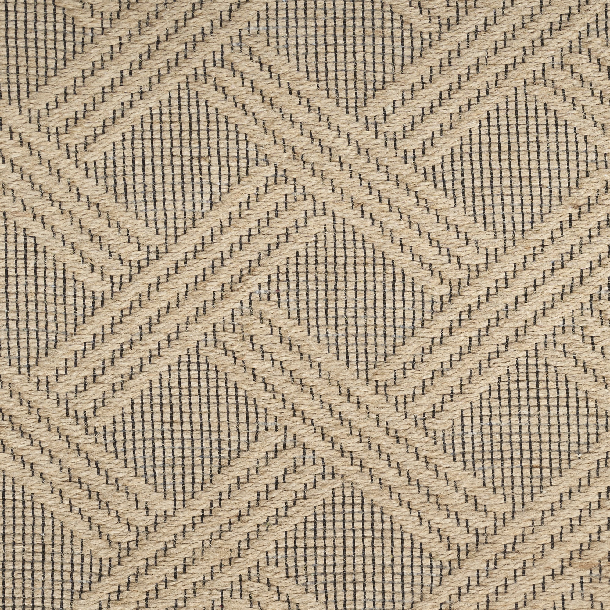 Nourison Washable Organic Geometric Natural 3'11" x 5'11" Area Rug (4x6)