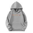 thumbnail image 4 of WUXIAN Girls Casual Long Sleeve Hoodies Cute Oversized Pocket Sweatshirt Tops Toddler Baby Lovely Cozy Pullover, 4 of 9