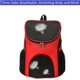 thumbnail image 2 of Red 45*36*31cm-Dog Pet Carrier Bag, Dog Backpack, Carrier Backpack, Transport Backpack for Pets Up to 3kg for Traveling / Hiking / Camping, 2 of 5